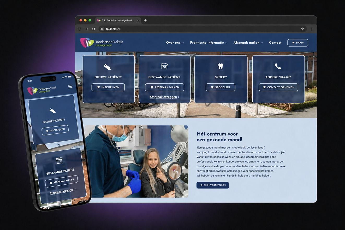 Tandarts website laten maken